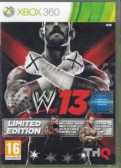 WWE 13 - Limited Edition - XBOX 360 (B Grade) (Genbrug)